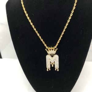 14k gold plated Drip necklace